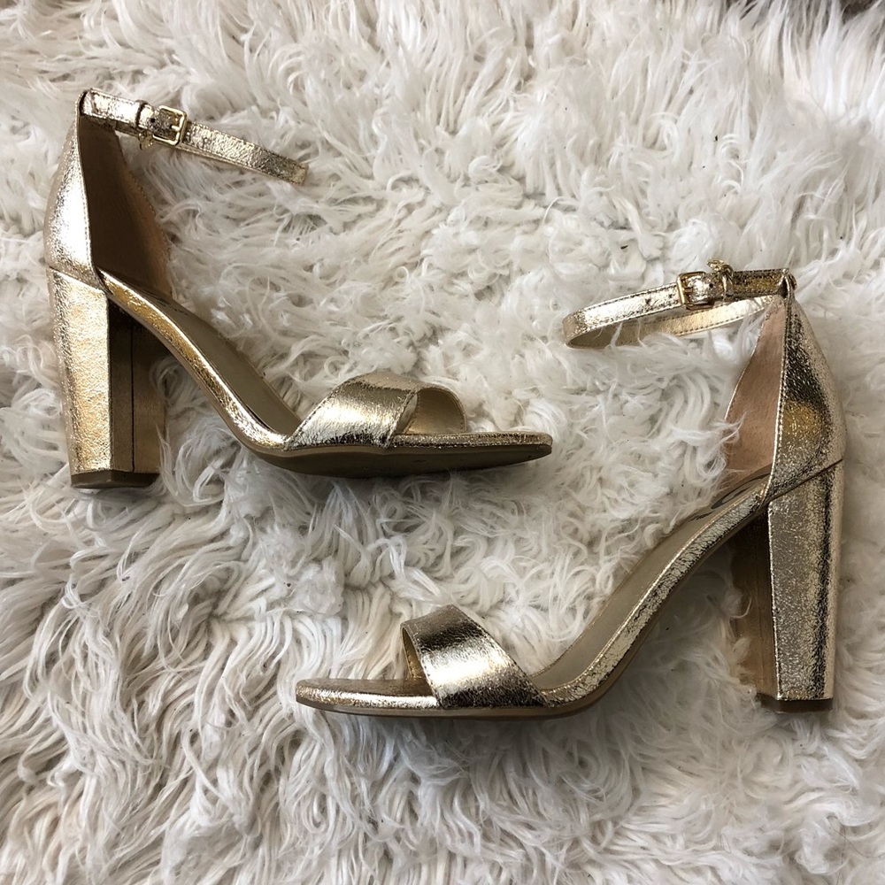 Metallic Gold “Guess” high heels